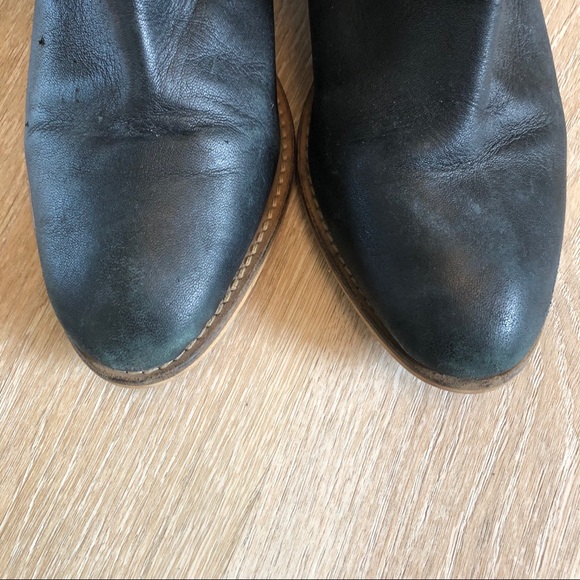 Diba True Black Grey Gray Fall Heeled Booties - Picture 4 of 7